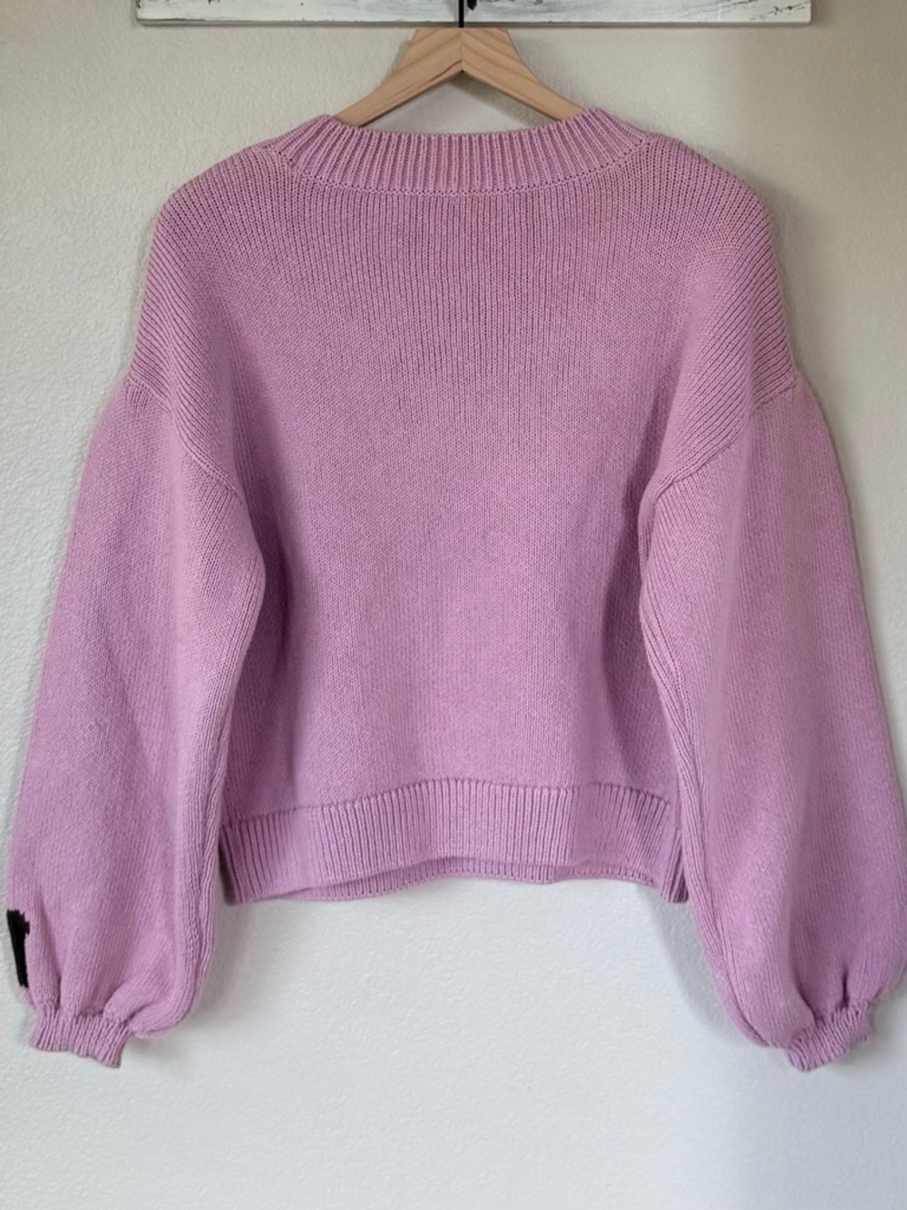 ANTHROPOLOGIE XS S MAEVE Graphic City Sweater • Take Me to Paris Wanderlust - Picture 5 of 14